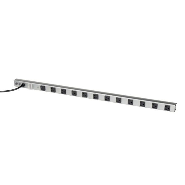 TRIPP LITE BY EATON PART# SS3612 12-Outlet Power Strip with Surge Protection, 15 ft. (4.57 m) Cord, 1050 Joules, 36 in. length